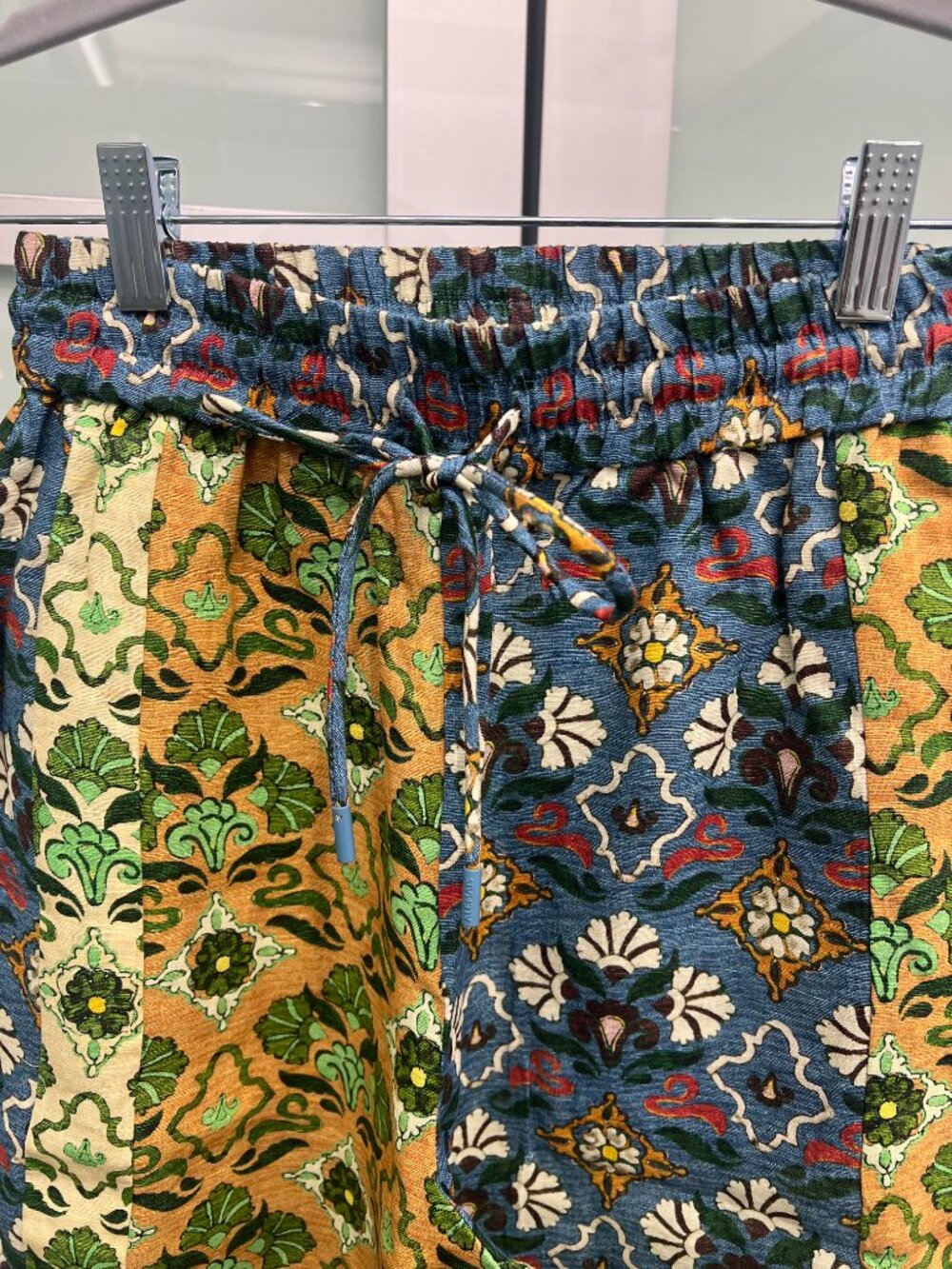 ALEMAIS Ali Spliced Floral Print Linen Pants NWT - Picture 5 of 7